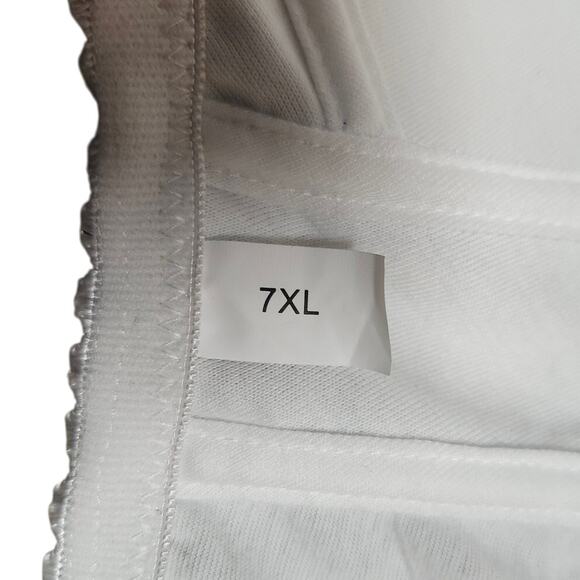 7XL White Wireless Bra Front-Snap Closure Wide Strap Molded Cups Comfort Fit - Picture 5 of 8